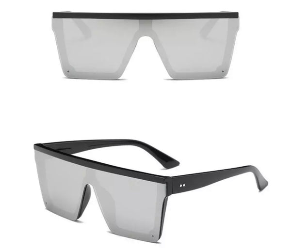 Flat Top Sunglasses - Black